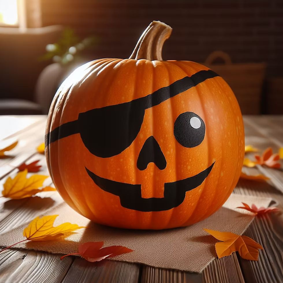 تزیین کدو هالووین