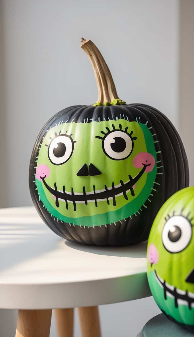 تزیین کدو هالووین