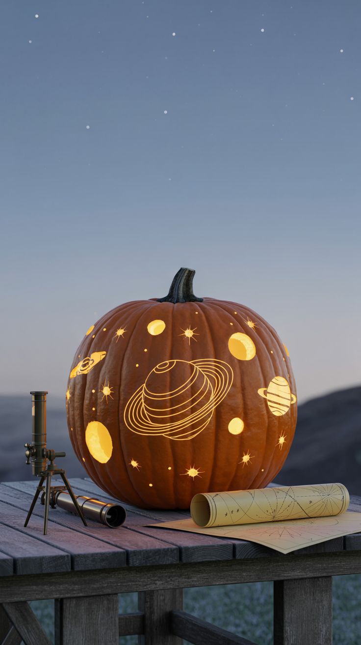 تزیین کدو هالووین