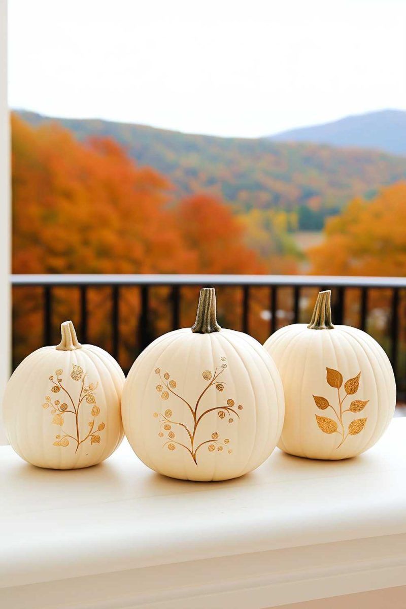 تزیین کدو هالووین