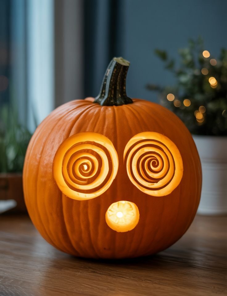 تزیین کدو هالووین