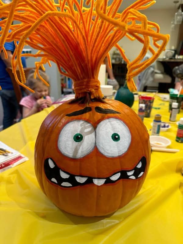 تزیین کدو هالووین