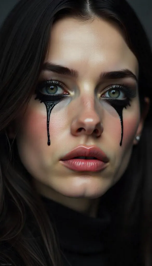 آرایش ساده برای هالووین 