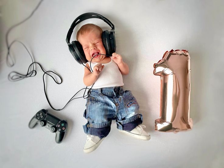 ایده عکس ماهگرد نوزاد در منزل