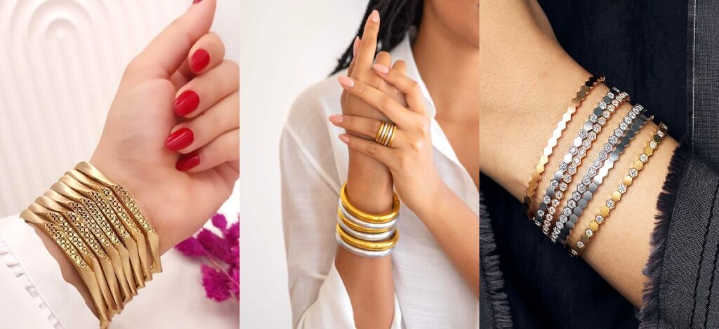 مدل النگو طلا جدید ۲۰۲۵ با شیک‌ترین طرح‌های ظریف و لاکچری پینترستی