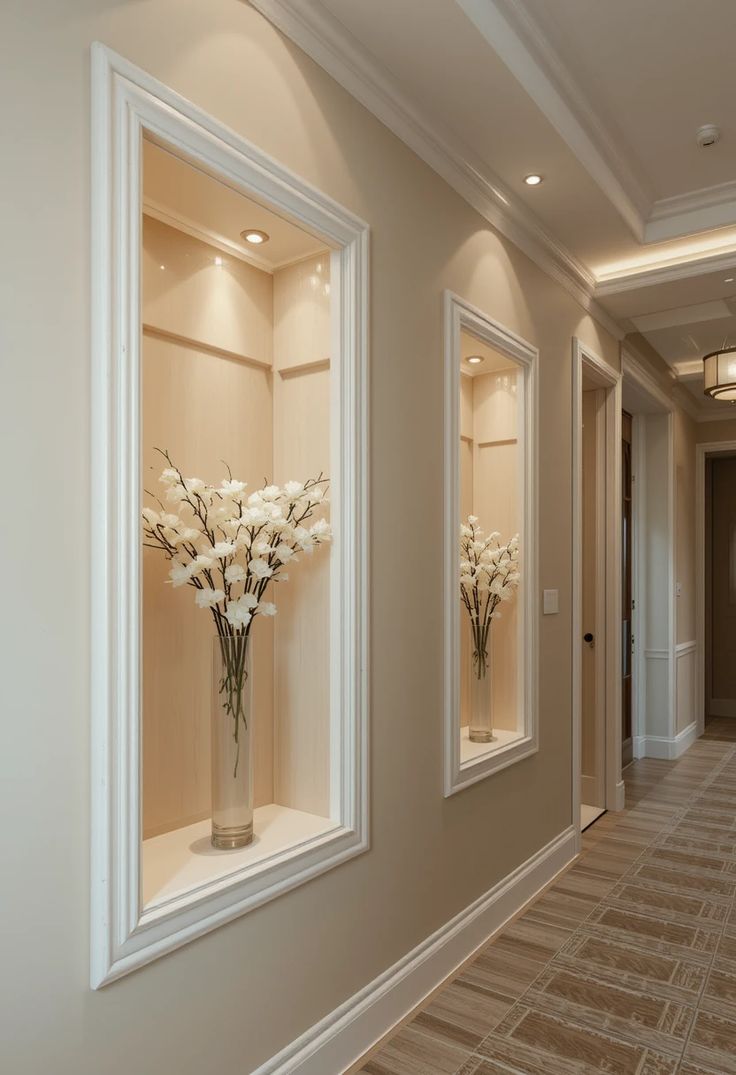 دیزاین دیوار پذیرایی مدرن با چوب