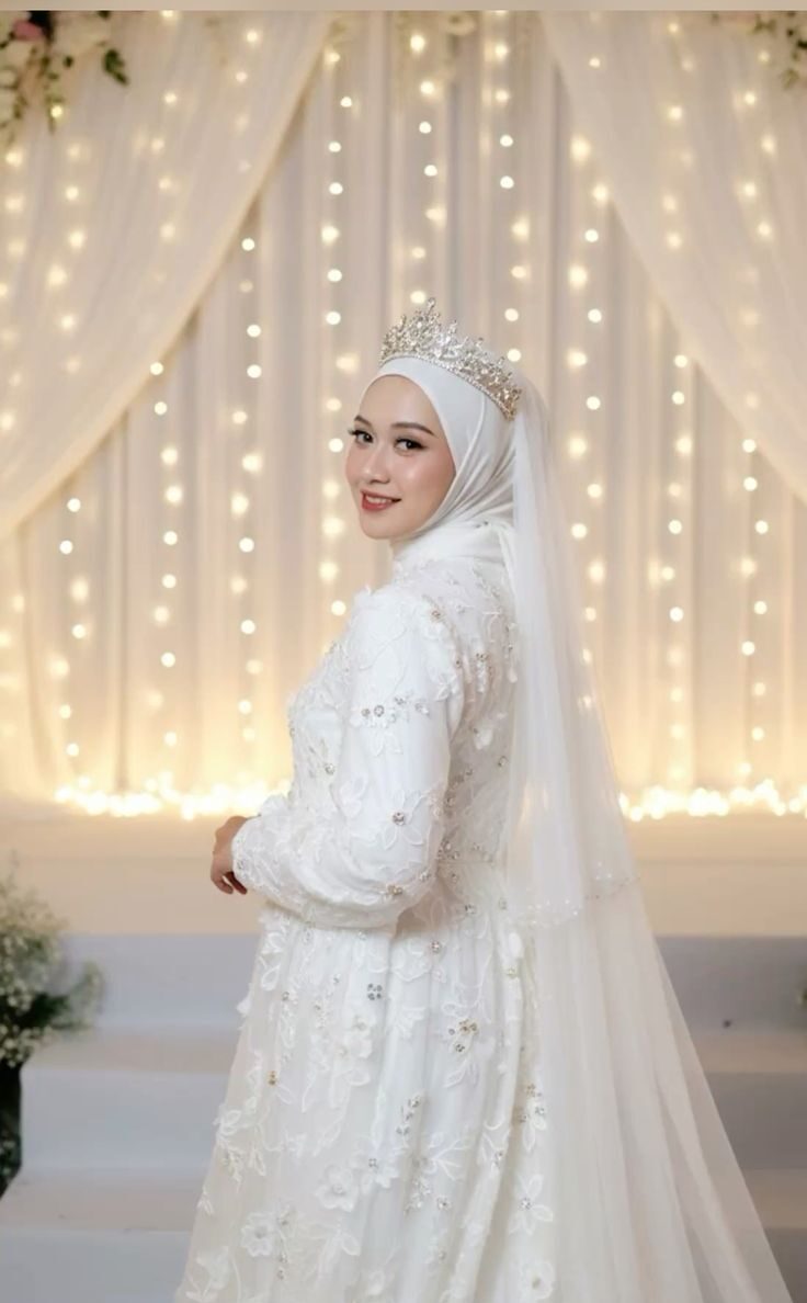 تور عروس با حجاب