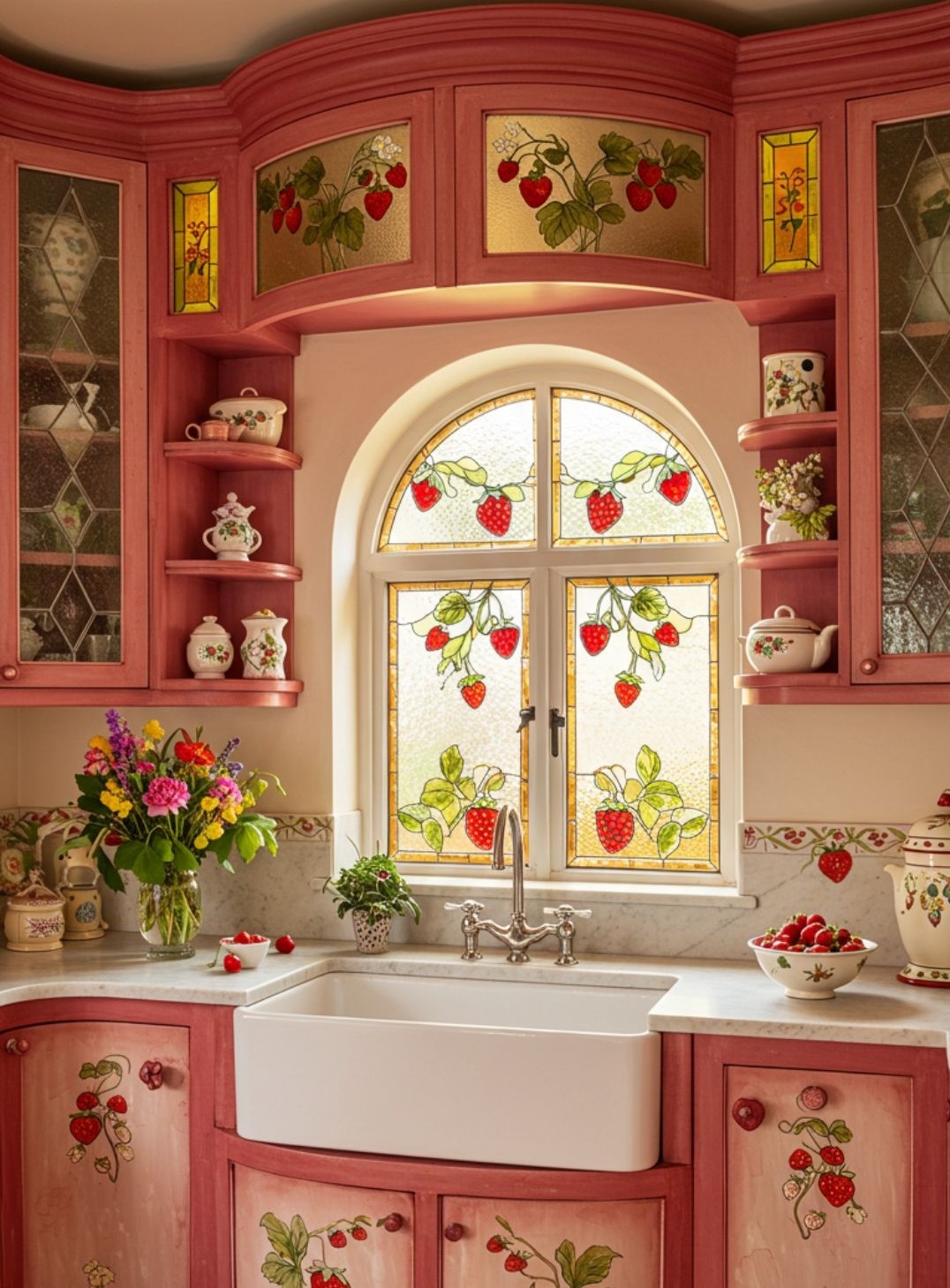 دیزاین بالای سینک ظرفشویی