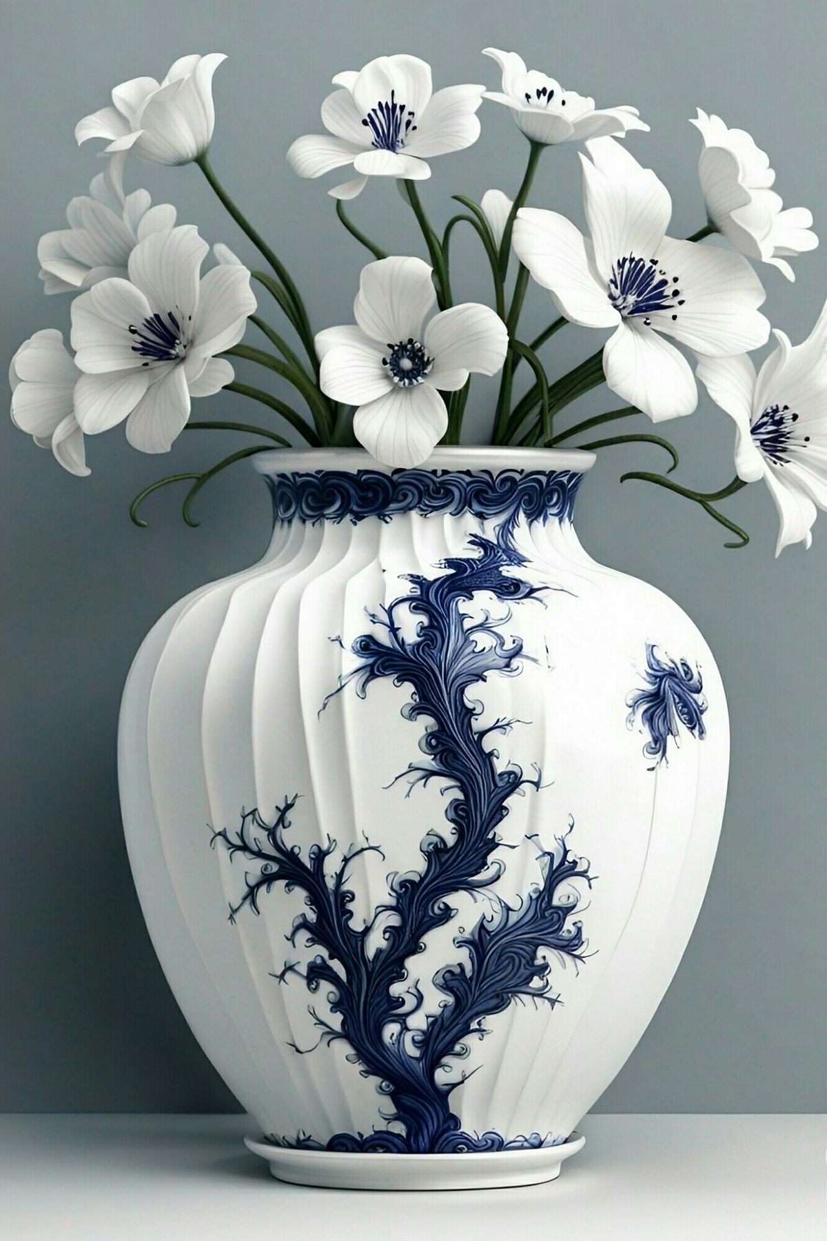 گلدان دکوری بزرگ برای گوشه پذیرایی