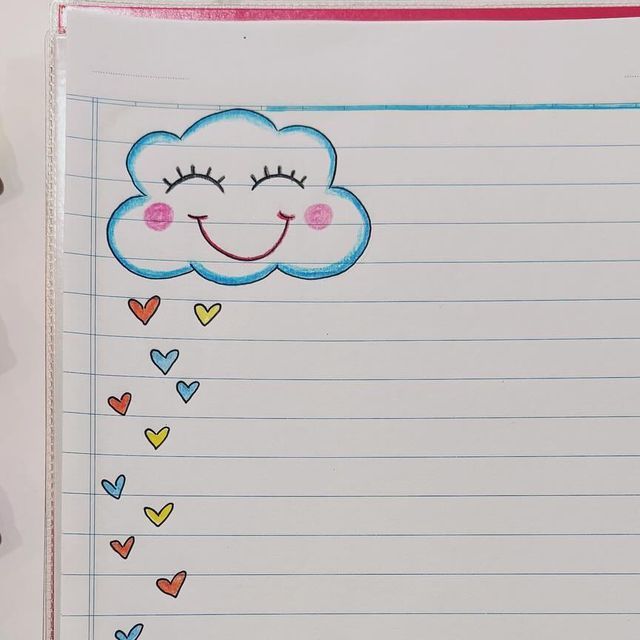 تزیین دفتر املا
