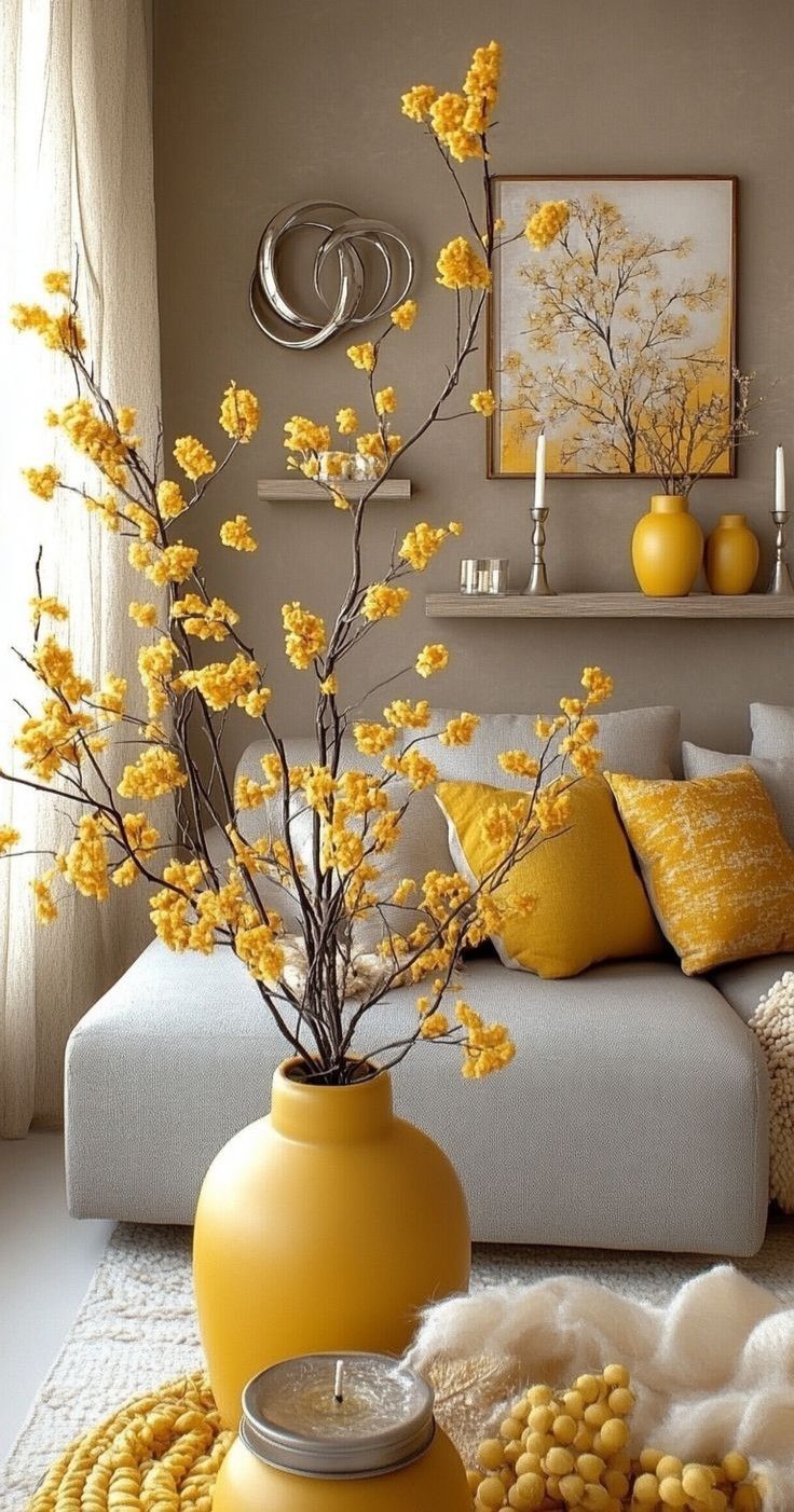 گلدان دکوری بزرگ برای گوشه پذیرایی