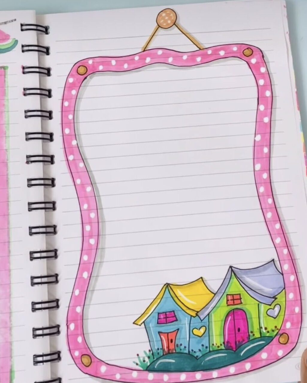 تزیین دفتر املا