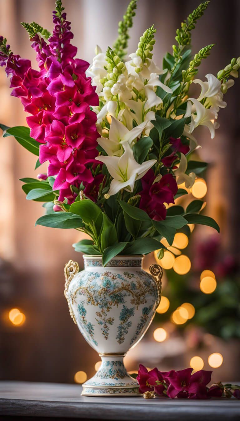 گلدان دکوری بزرگ برای گوشه پذیرایی