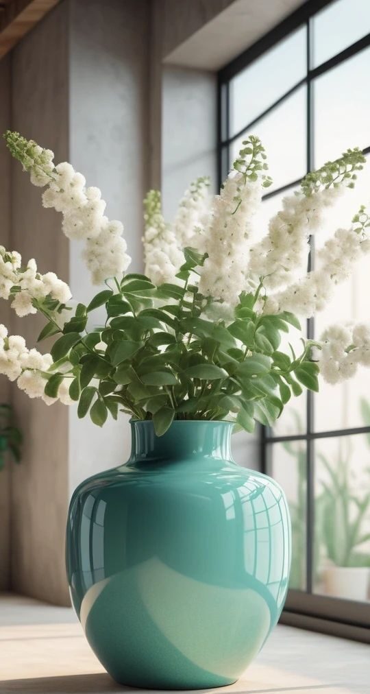 گلدان دکوری بزرگ برای گوشه پذیرایی