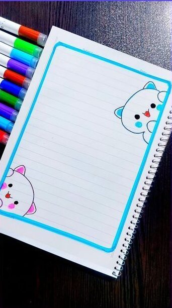 تزیین دفتر املا