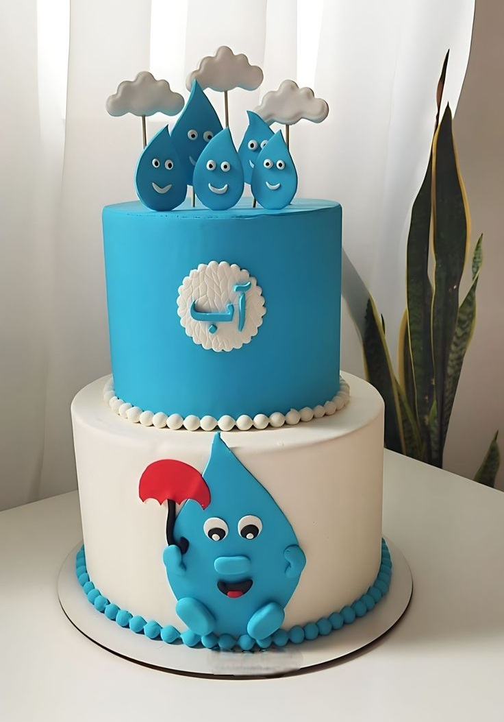 کیک جشن آب دخترانه