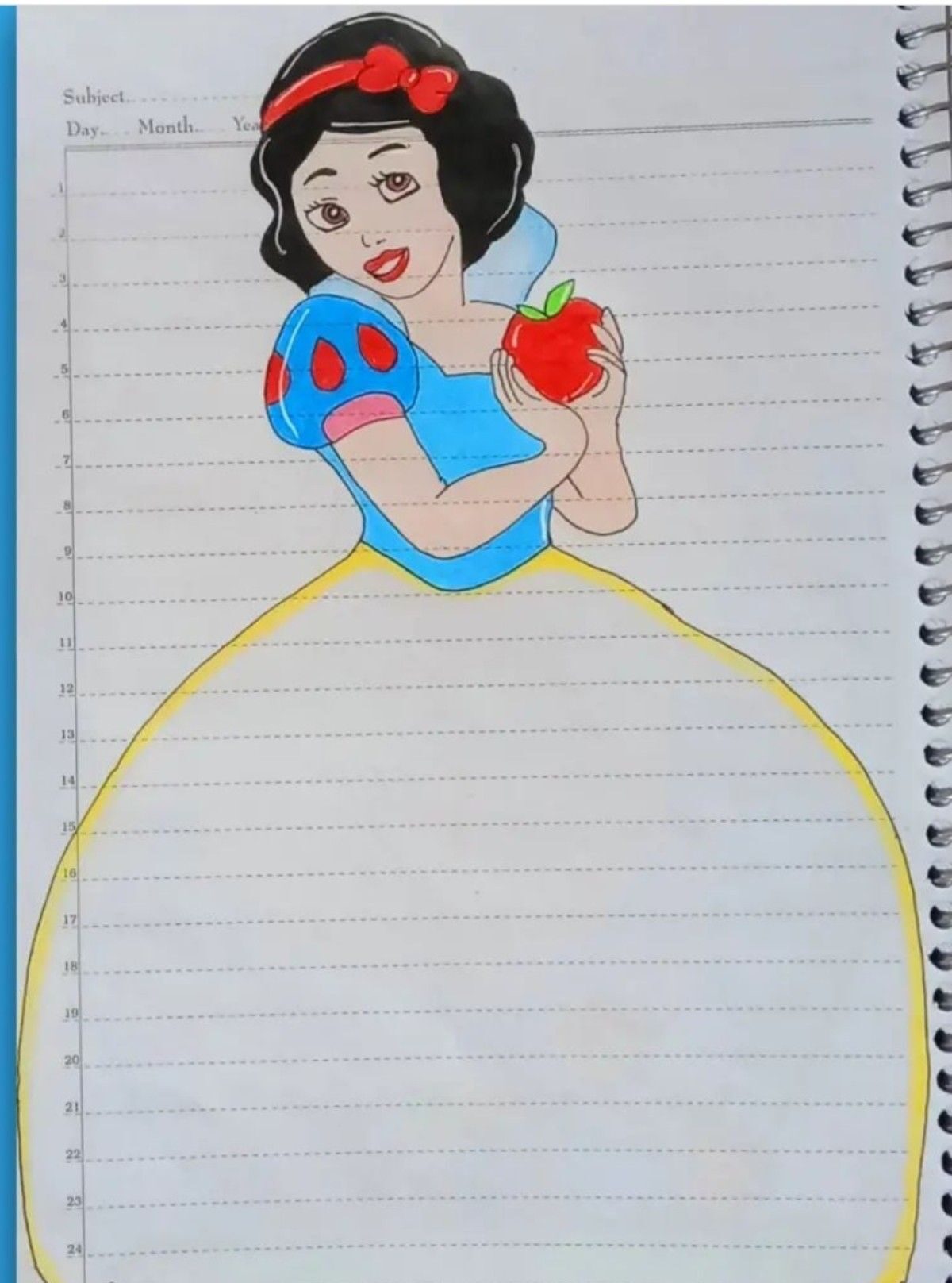 تزیین دفتر املا