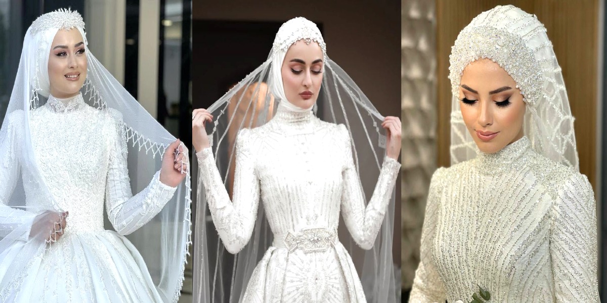 تو عروس با حجاب برای لباس عروس محجبه