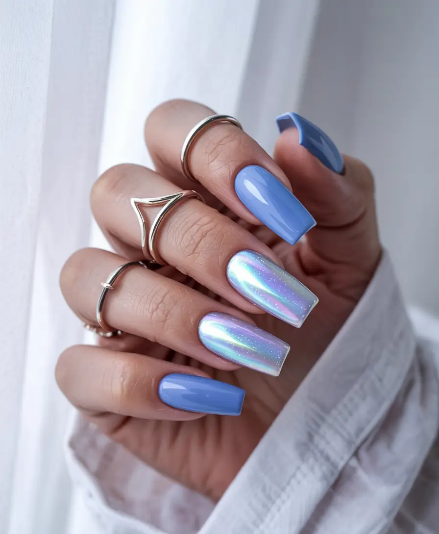 لاک ژل آیس آبی