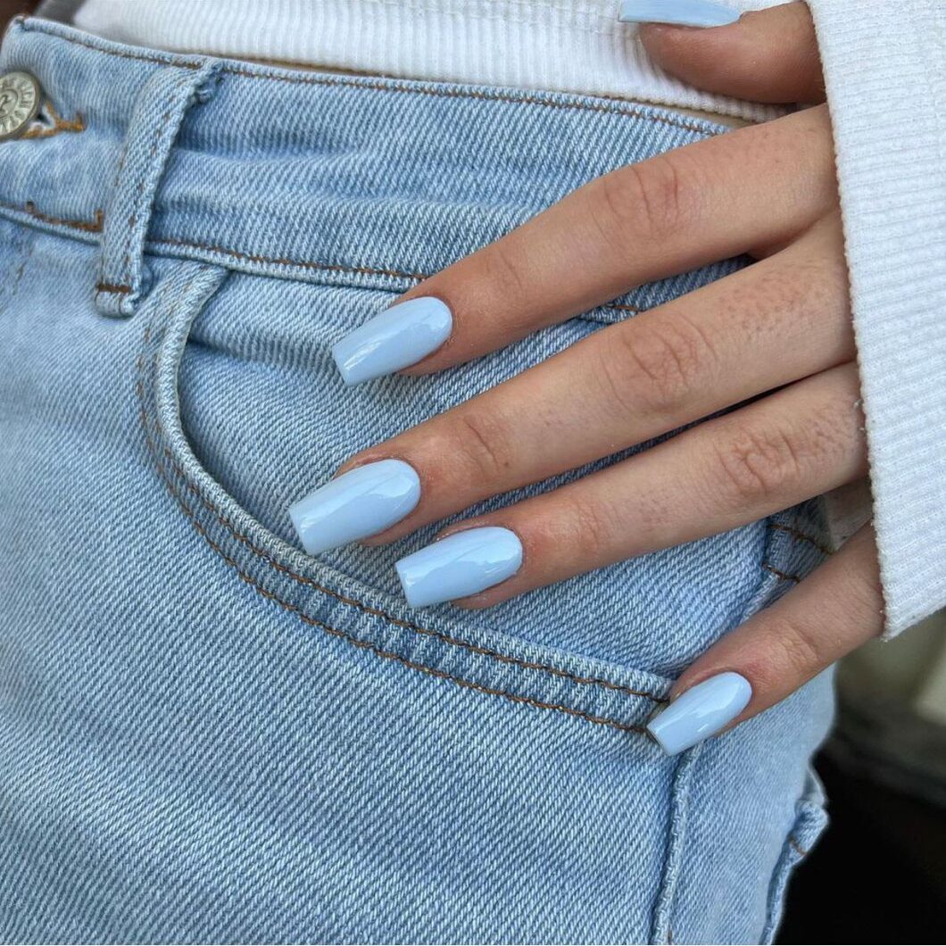 لاک ژل آیس آبی