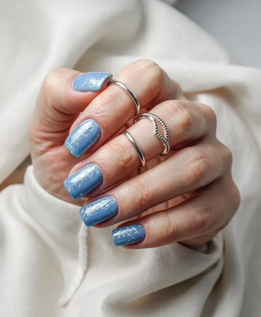 لاک ژل آیس آبی