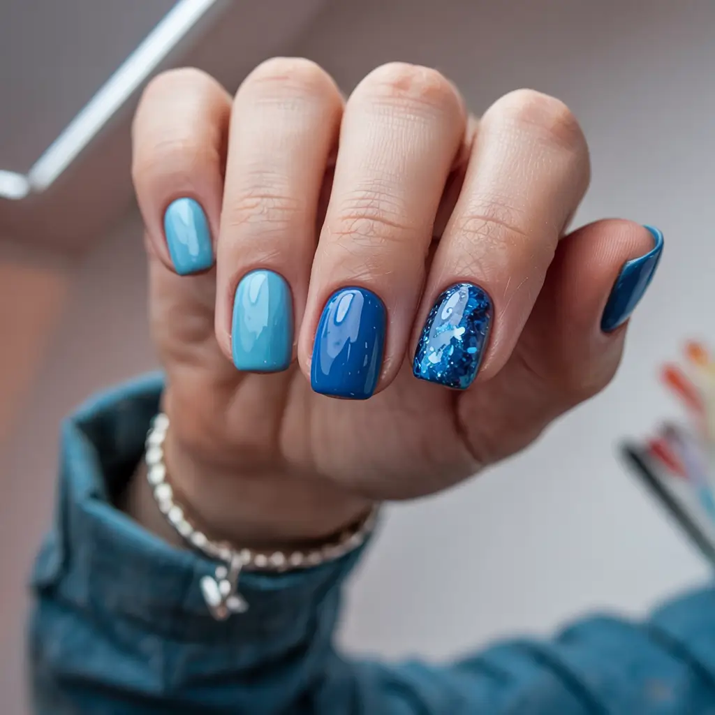 لاک ژل آیس آبی