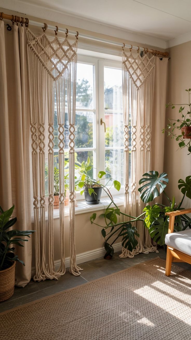 پرده مکرومه