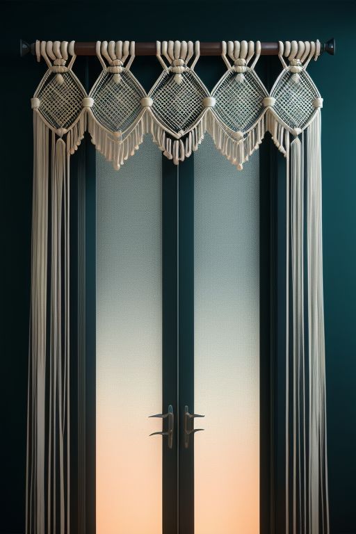 پرده مکرومه