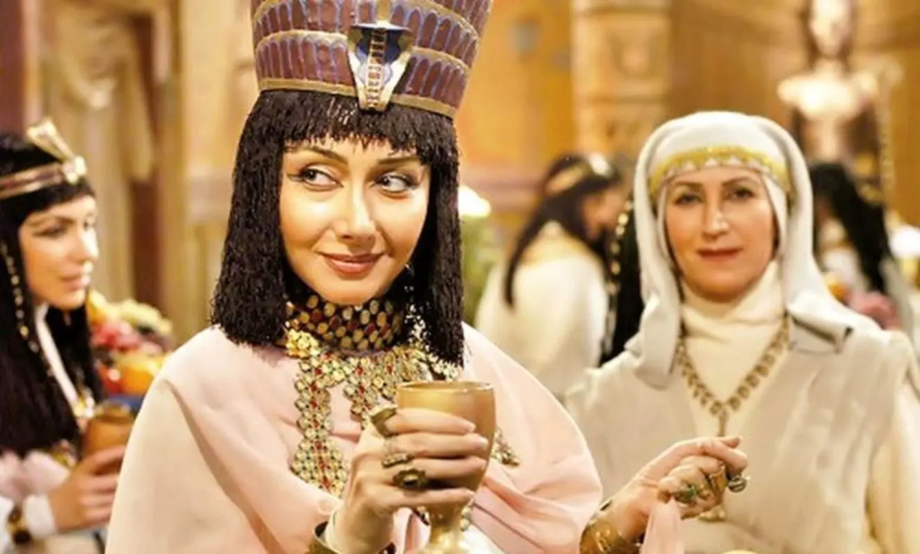 عکس زلیخا در پشت صحنه یوسف پیامبر