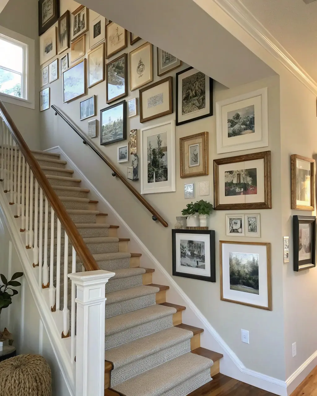 تزیین راه پله ورودی ساختمان