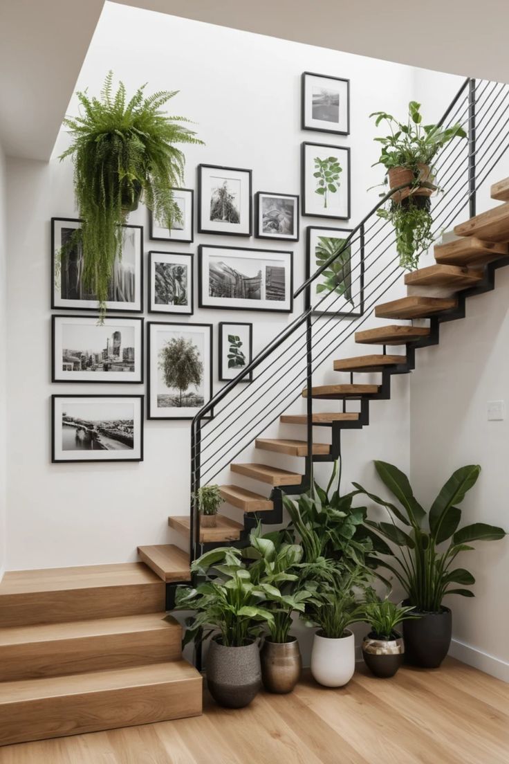 تزیین راه پله ورودی ساختمان