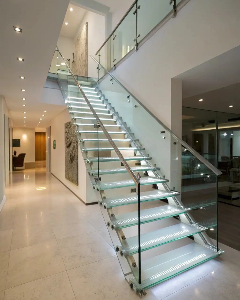 تزیین راه پله ورودی ساختمان