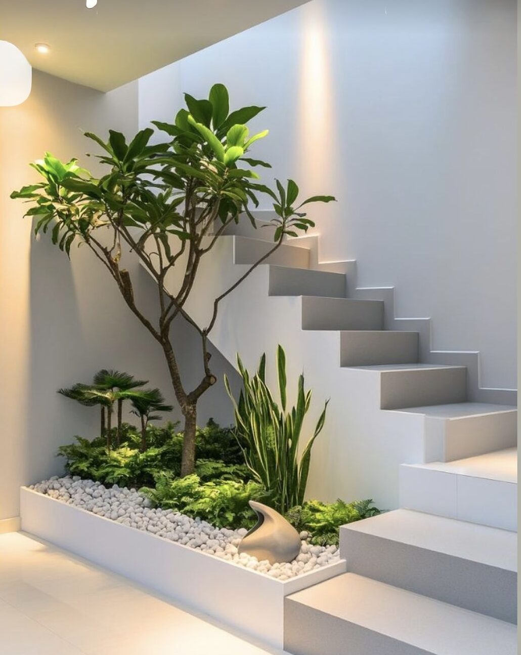 تزیین راه پله ورودی ساختمان