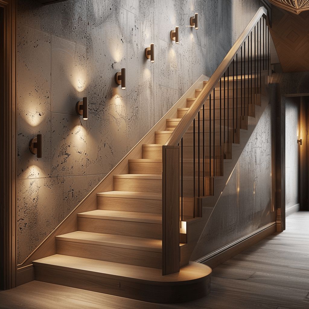 تزیین راه پله ورودی ساختمان