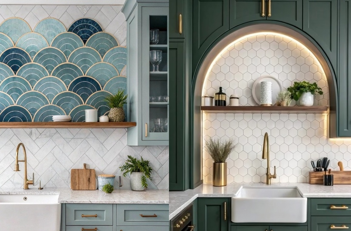 دکوراسیون بالای سینک