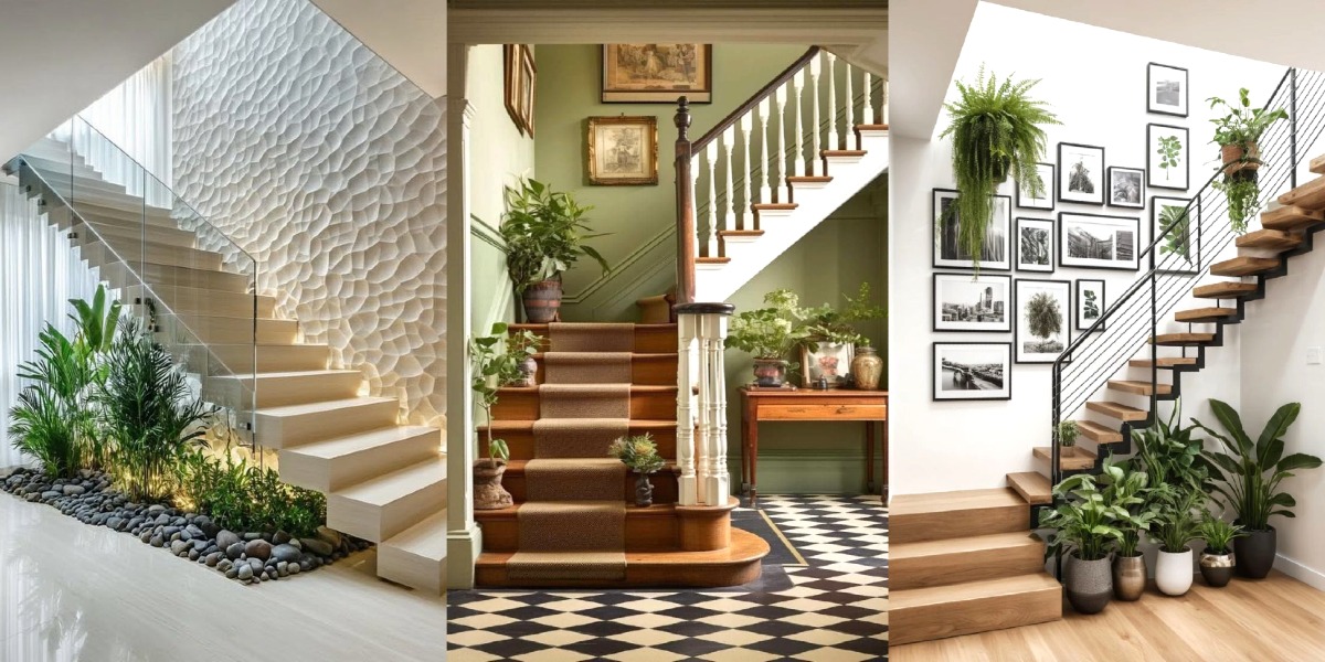 تزیین راه پله ورودی ساختمان