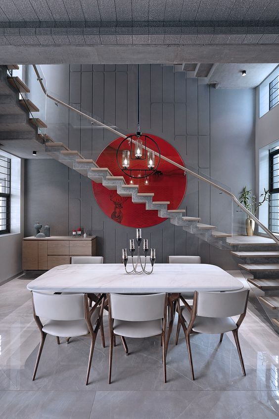 دیزاین دیوار راه پله