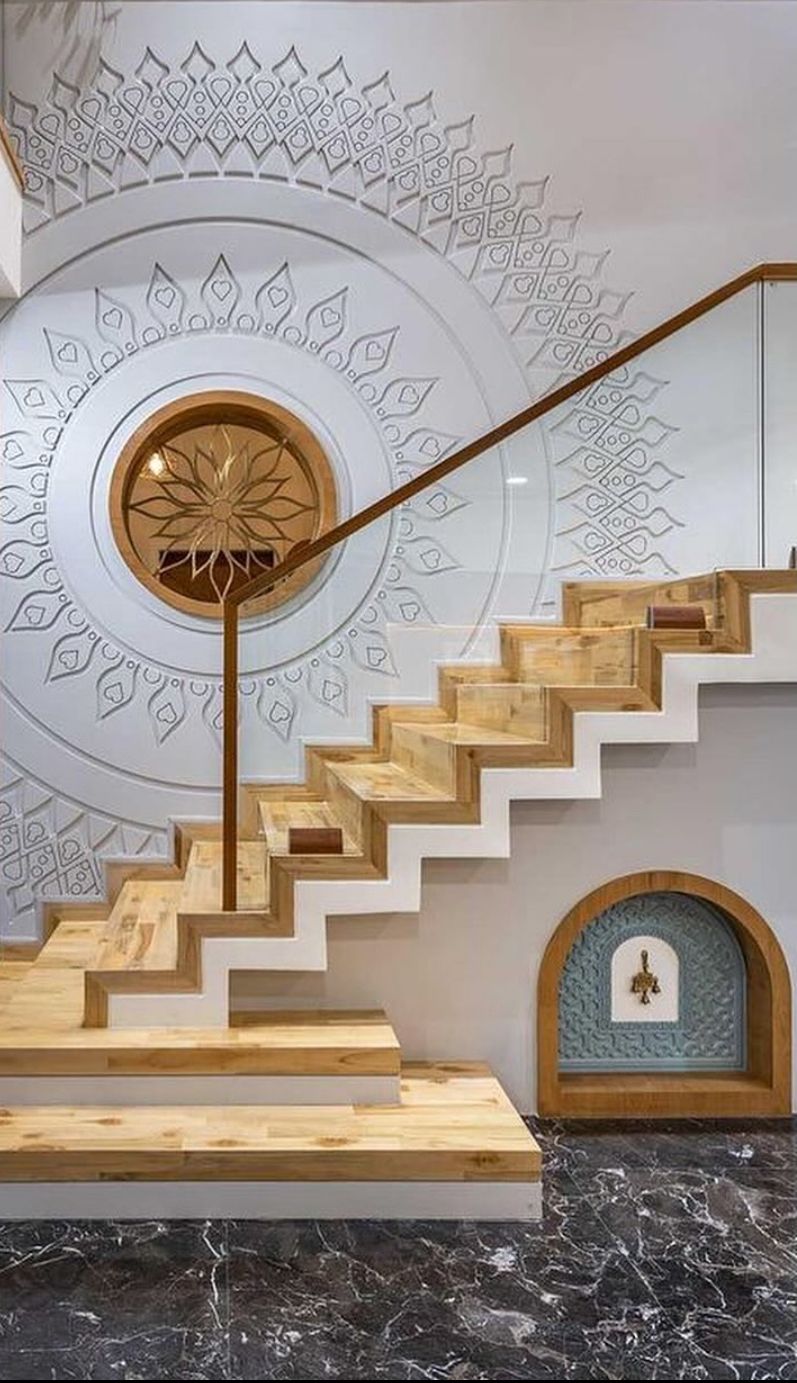 دیزاین دیوار راه پله