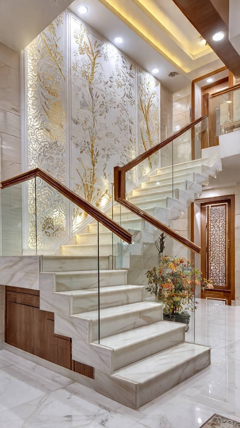 دیزاین دیوار راه پله