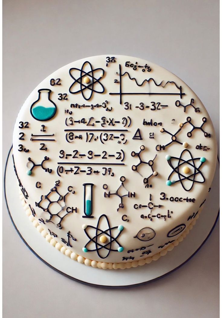 کیک تولد سیاه و سفید