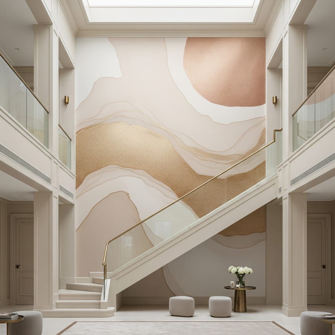 دیزاین دیوار راه پله