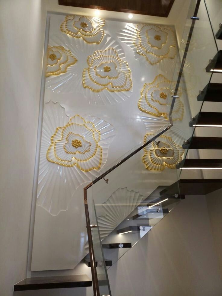 دیزاین دیوار راه پله