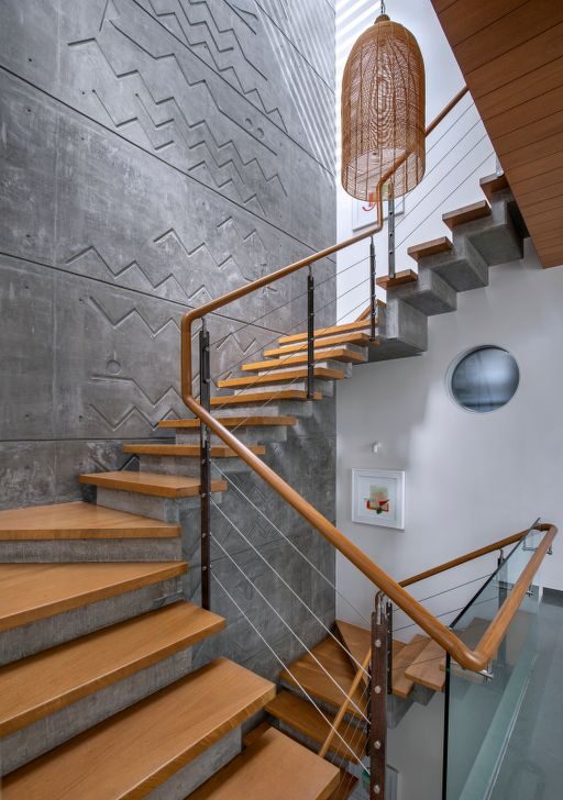 دیزاین دیوار راه پله