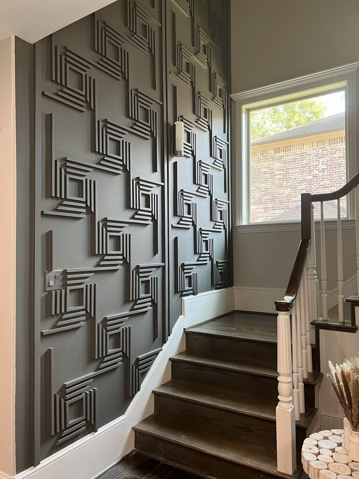 دیزاین دیوار راه پله