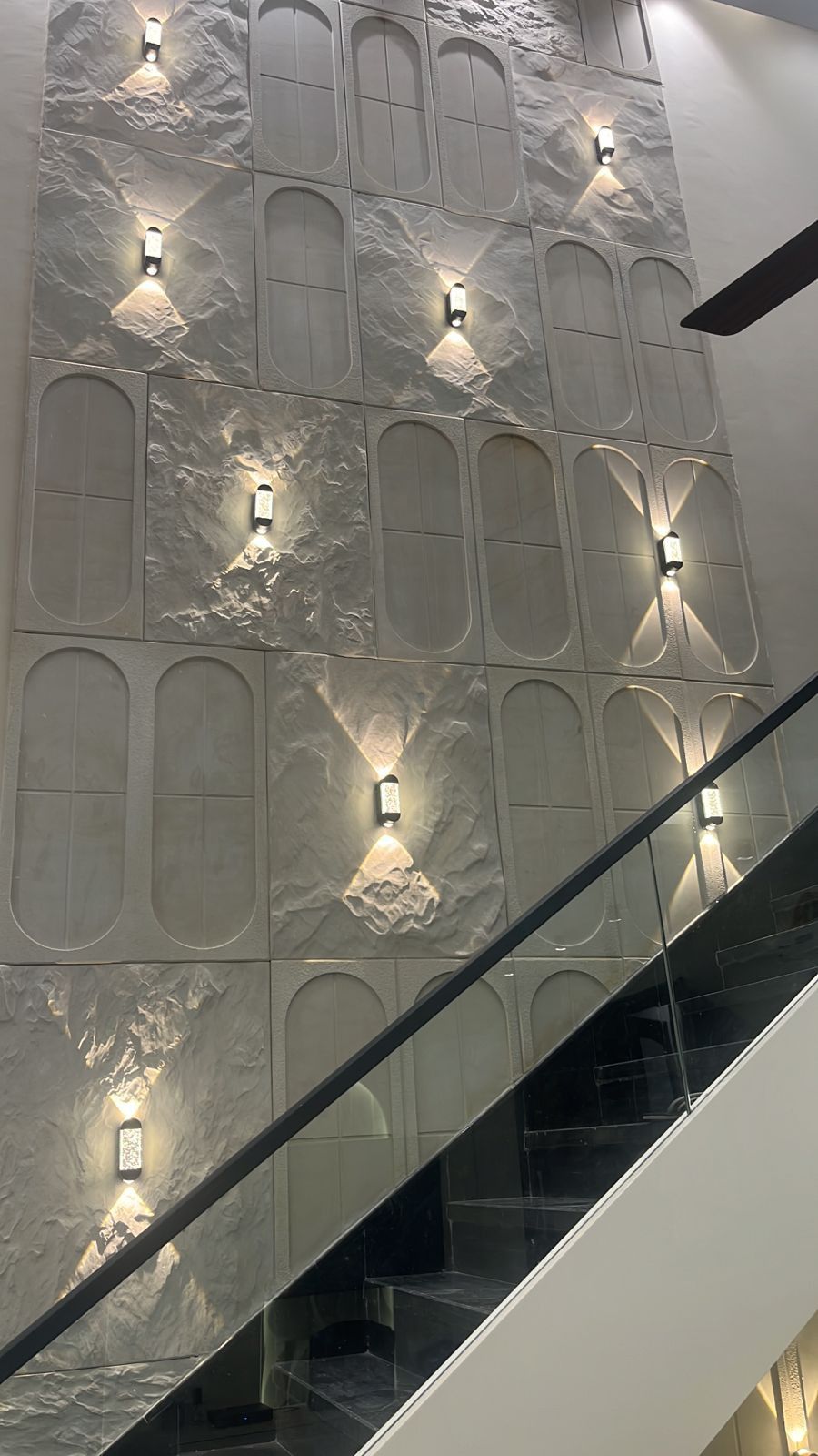 دیزاین دیوار راه پله