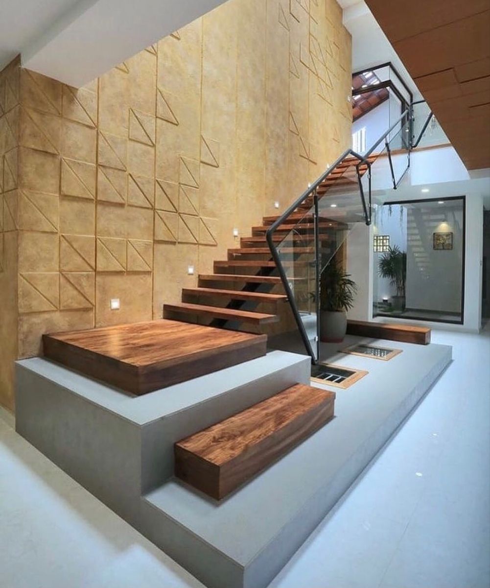 دیزاین دیوار راه پله