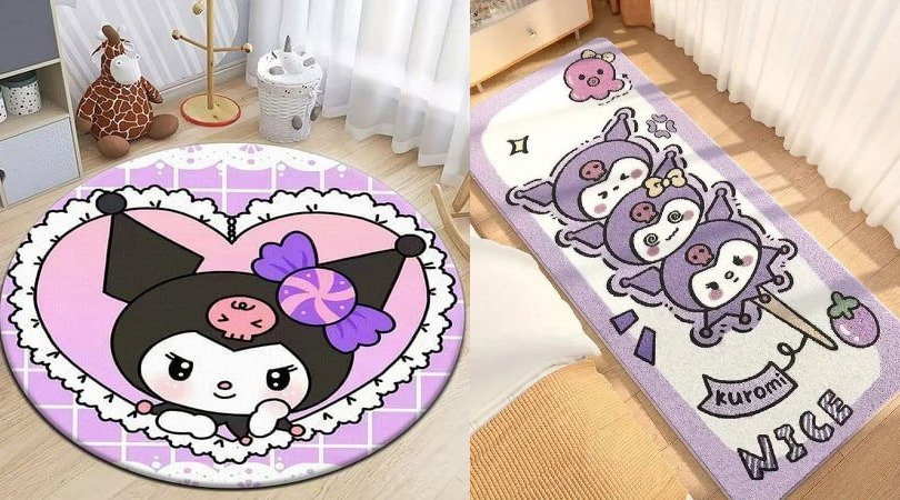 فرش و پادری فانتزی طرح کرومی ملودی | خاص‌ترین رانر برای اتاق کودک