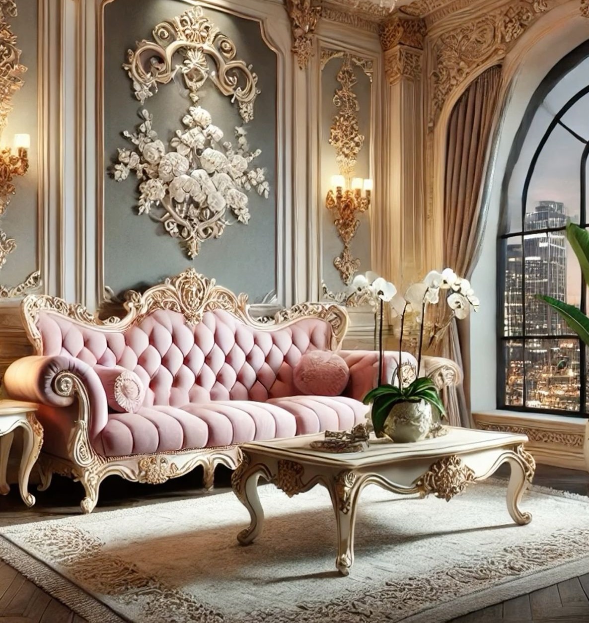 مبل فرانسوی و فرش