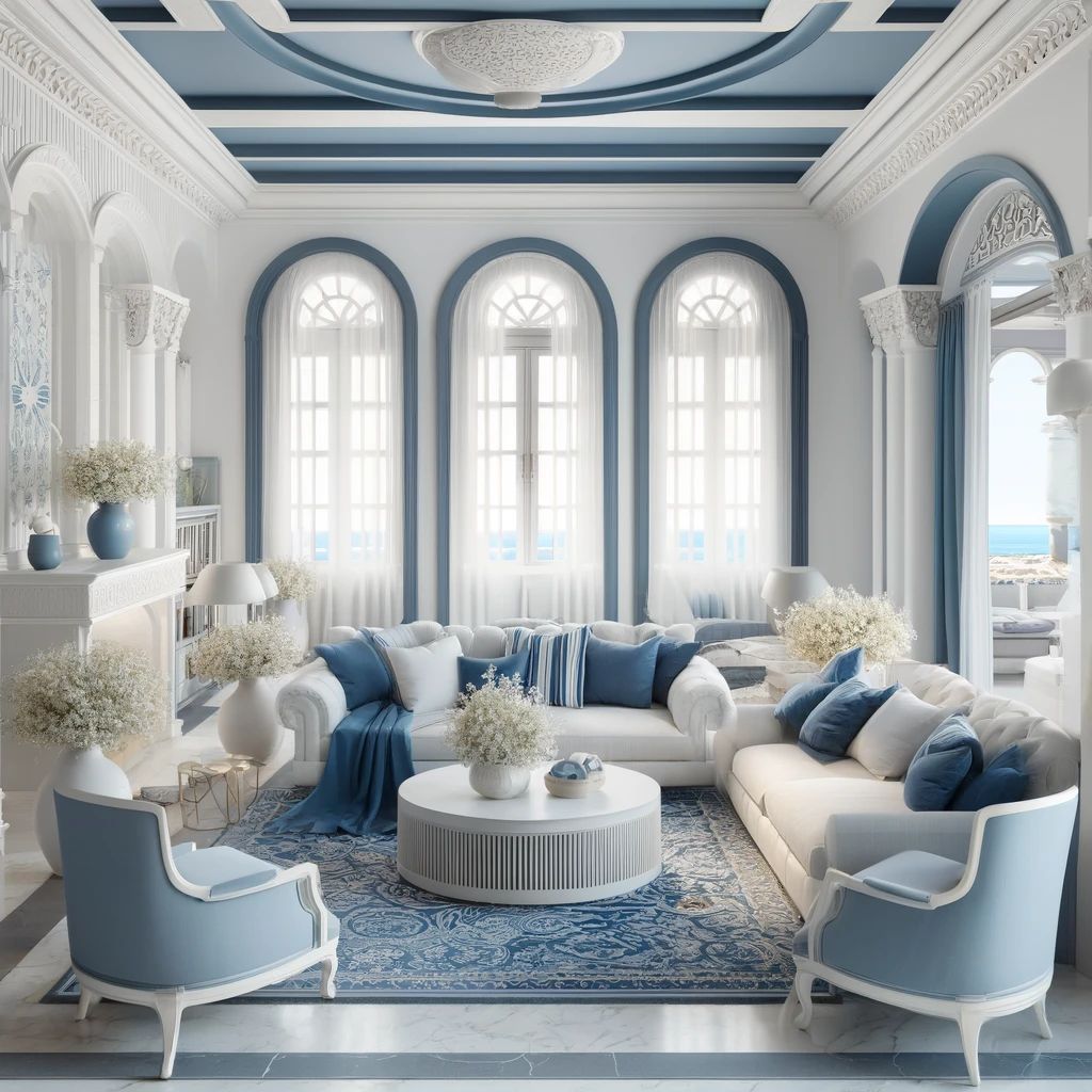 مبل فرانسوی و فرش