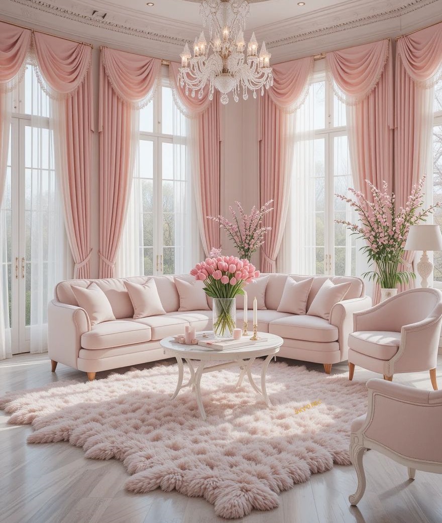 مبل فرانسوی و فرش